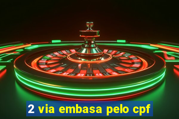 2 via embasa pelo cpf